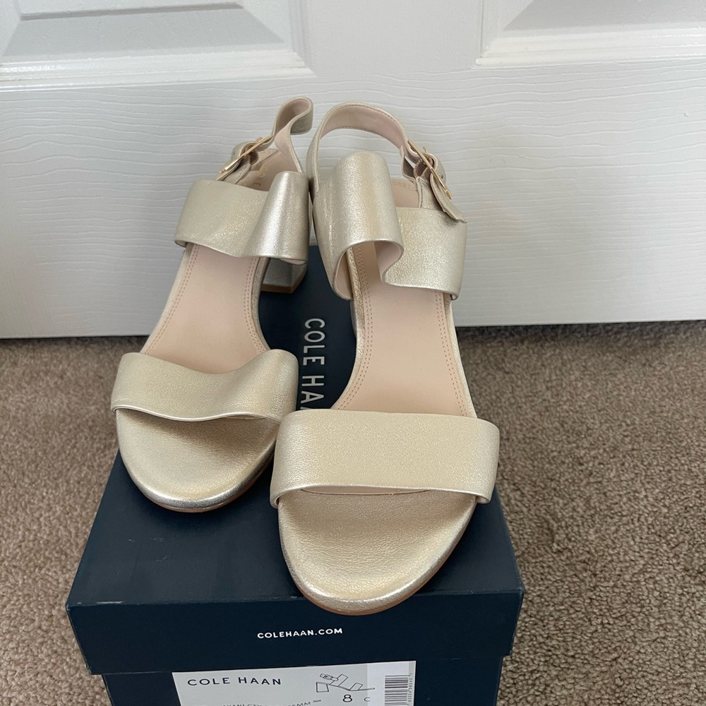 Cole Haan Women's Gold Sandals